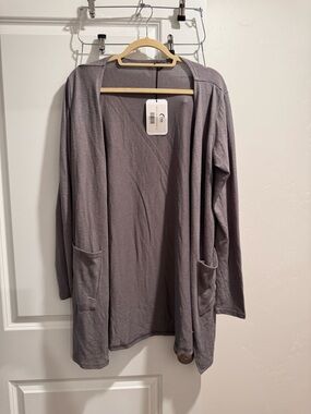 Zyia Active- lounge boyfriend cardigan- size M